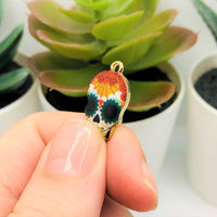 4, 20 or 50 Pieces: Enamel Sugar Skull Day of the Dead Dia De Los Muertos Skeleton Charms