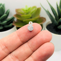 20 or 50 Pieces: Mixed Color Small Rhinestone Charms