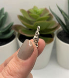 4, 20 or 50 Pieces: Silver Lantern 3D Charms