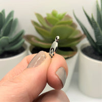 4, 20 or 50 Pieces: Small Silver Skull Charms