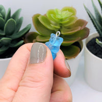 4, 20 or 50 Pieces: Mix Color Gummy Bear Resin 3D Charms with eye screw