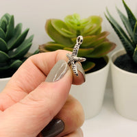4, 20 or 50 Pieces: Silver Sea Star Starfish Charms