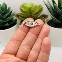 4, 20 or 50 Pieces: Silver Icthys Jesus Fish Charms