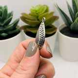 4, 20 or 50 Pieces: Silver Modern Boho Teardrop Charms