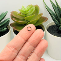 100, 500 or 1,000 Pieces: 6 mm Gunmetal Split Double Jump Rings