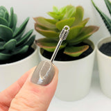 4, 20 or 50 Pieces: Silver Arrow 3D Charms