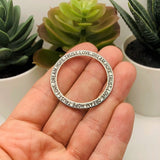 4, 20 or 50 Pieces: Dream Hope Trust Love Affirmation Circle Connector Charms