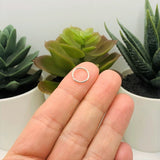 100, 500 or 1,000 Pieces: 10 mm Silver Plated Open Jump Rings, 18g