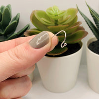 100 or 500 Pieces: Silver Plated Shepherd Fish Hook Earring Wires