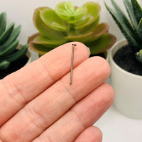 20mm, 20g, Gunmetal Gray Head Pins