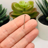 20mm, 20g, Gunmetal Gray Head Pins