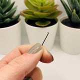 20mm, 20g, Gunmetal Gray Head Pins
