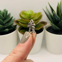4, 20 or 50 Pieces: Silver Palm Tree Charms - Double Sided