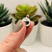 4, 20 or 50 Pieces: Silver Volleyball 3D Charms