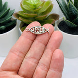 4, 20 or 50 Pieces: Silver Icthys Jesus Fish Charms
