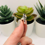 4, 20 or 50 Pieces: Silver Ice Skate Winter Christmas 3D Charms