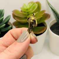 4, 20 or 50 Pieces: Bronze Tibetan Elephant Head Charms