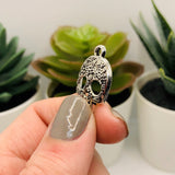 4, 20 or 50 Pieces: Silver Flowered Sugar Skull Dia De Los Muertos Charms