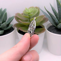 4, 20 or 50 Pieces: Silver Celtic Knot Pentacle Charms