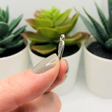 4, 20 or 50 Pieces: Tiny Silver Angel Wing Charms