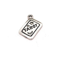 4, 20 or 50 Pieces: Silver Tarot Card Fortune Teller charms