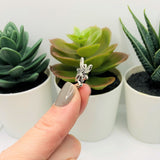 4, 20 or 50 Pieces: Silver Fairy Sprite Charms