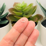 100, 500 or 1,000 Pieces: 6 mm Silver Plated Split Double Jump Rings