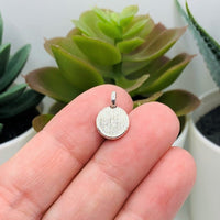 4, 20 or 50 Pieces: Small Silver Scroll Embellishment Charms
