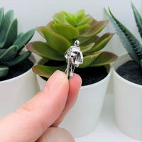 4, 20 or 50 Pieces: Silver Tibetan Elephant Head Charms