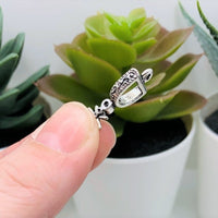 4, 20 or 50 Pieces: Silver Cowboy Spur 3D Charms