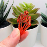 4, 20 or 50 Pieces: Multi-color Acrylic Diamond Shape Charms