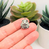 4, 20 or 50 Pieces: Silver Guinea Pig Charms