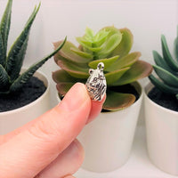 4, 20 or 50 Pieces: Silver Guinea Pig Charms