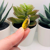 4, 20 or 50 Pieces: Yellow and Gold Acrylic Teardrop Charms