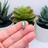 4, 20 or 50 Pieces: Silver Mouse Rat 3D Charms