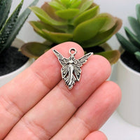 4, 20 or 50 Pieces: Silver Fairy Charms