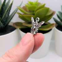4, 20 or 50 Pieces: Silver Fairy Charms