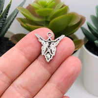 4, 20 or 50 Pieces: Silver Fairy Charms